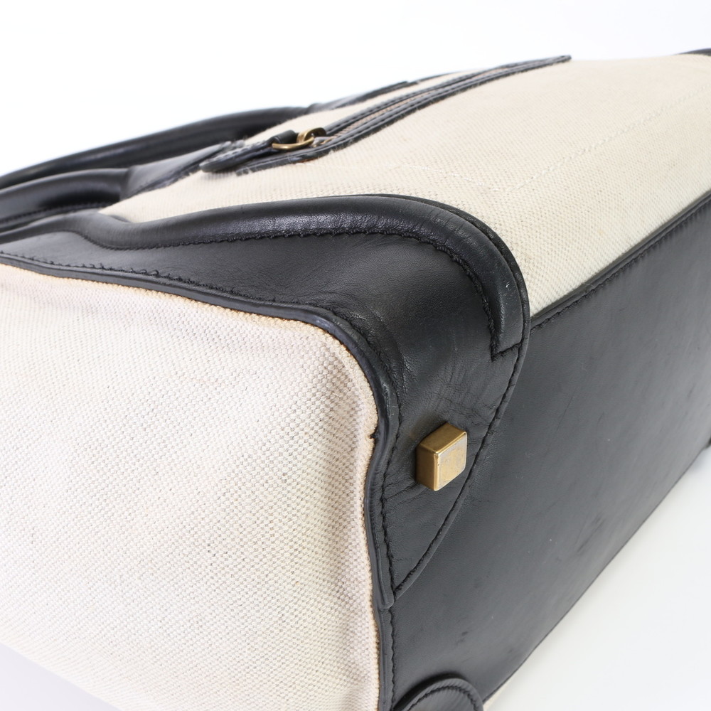 Celine Luggage Mini Shopper Leather Tote Bag - Picture 7 of 13